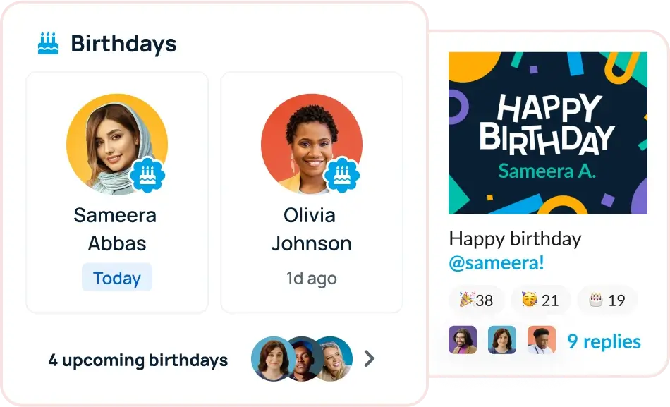 GoProfiles employee birthday alerts